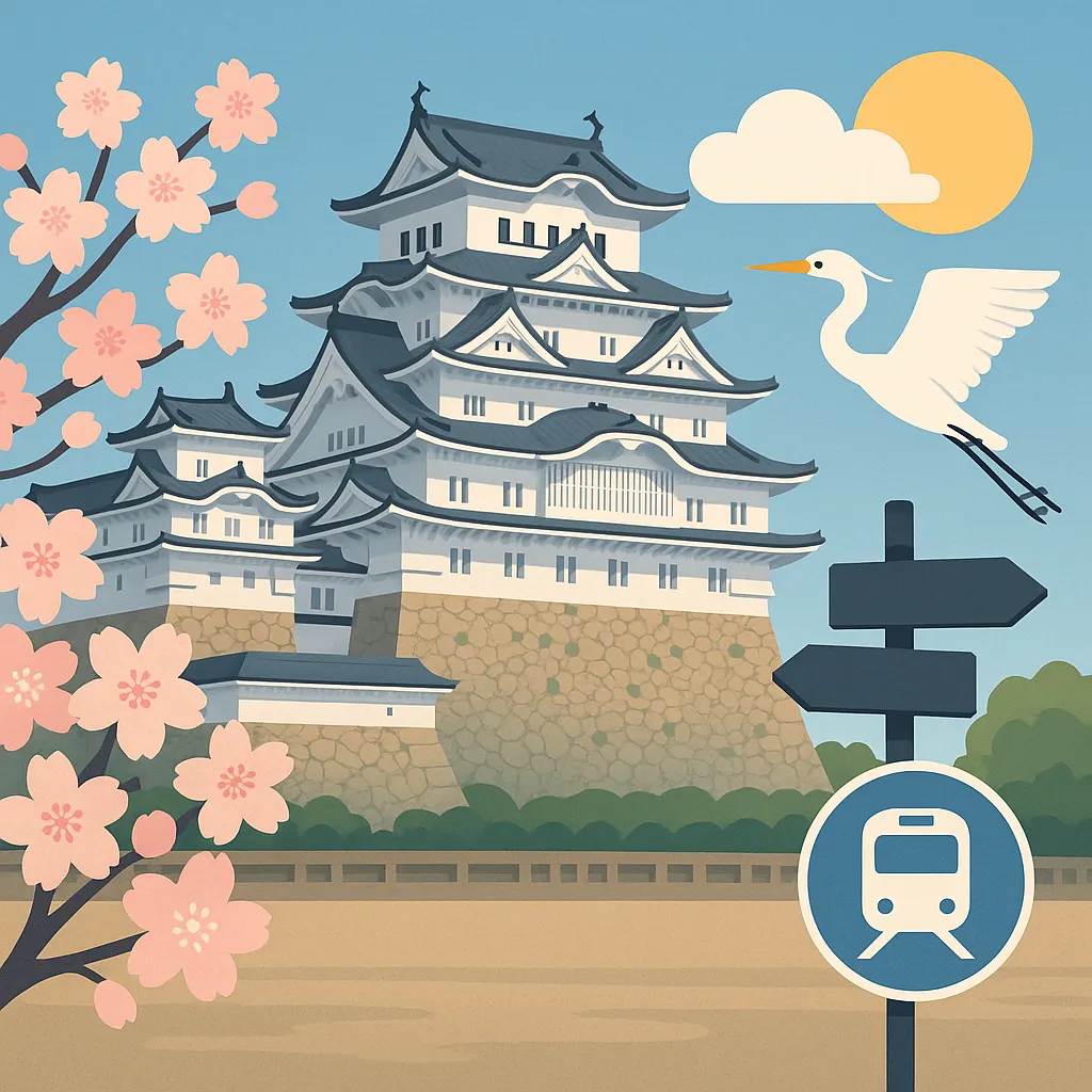 春の姫路城と天気の見方：白鷺の天守、三の丸広場とアクセス